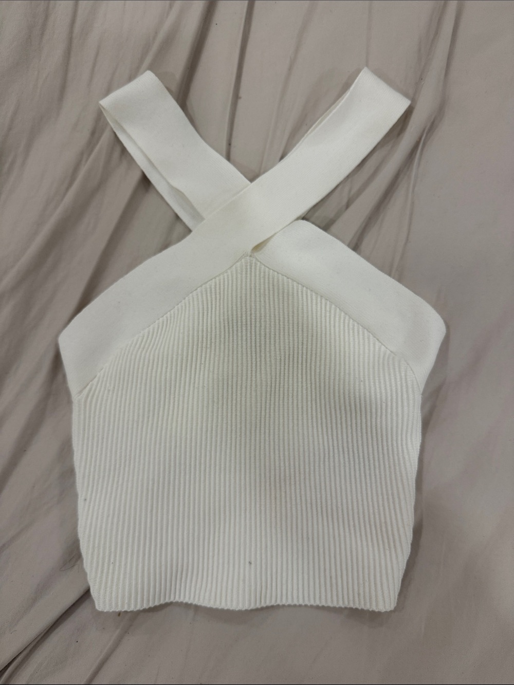 Babaton Cross Sculpt KnitCrop Top